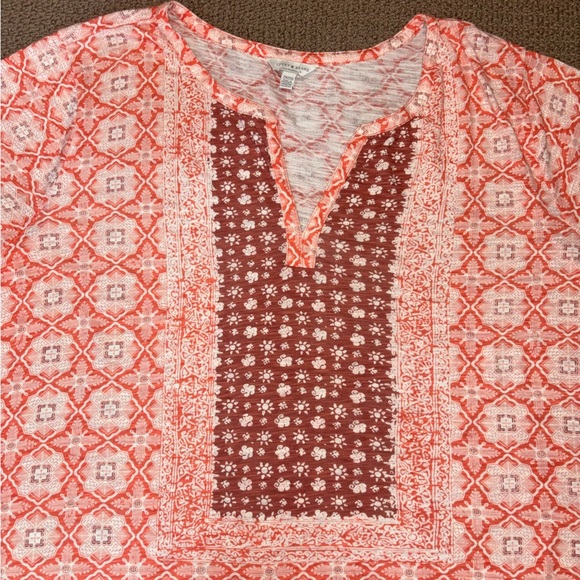 Lucky Brand Women’s 2X Blue and Orange Tops Lot of 2 - Picture 5 of 8